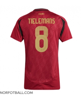 Billige Fotballdrakt Belgia Youri Tielemans #8 Replika Hjemmedrakt Dame EM 2024 Kortermet